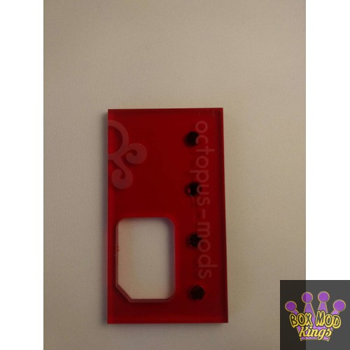 Octopus mods Red Door with Octopus Writing
